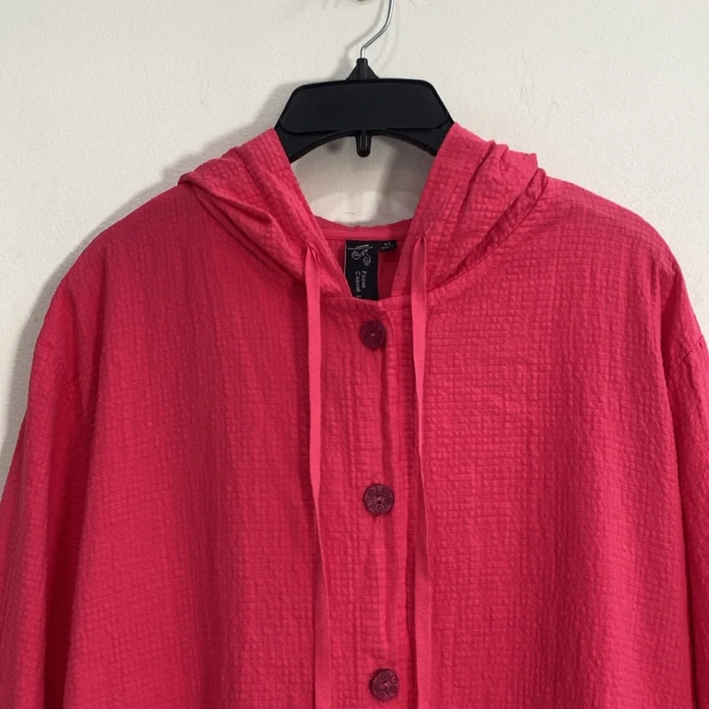 Focus Casual Life Cotton Button Front top XL - Picture 2 of 11